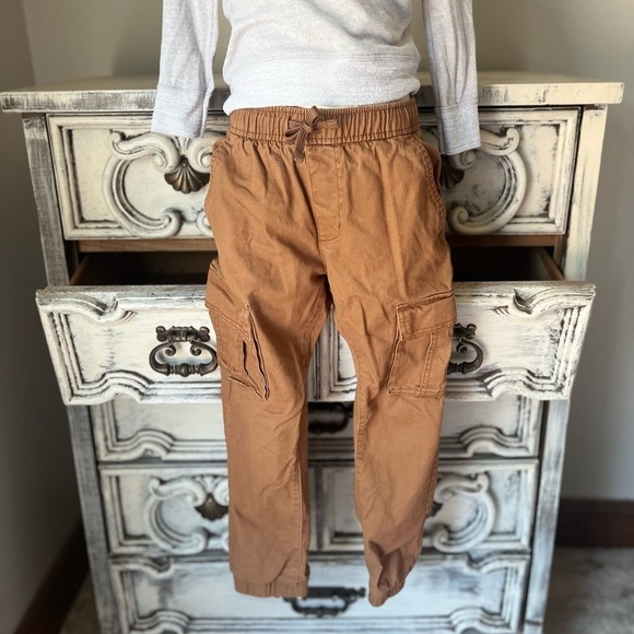 Old Navy Kids Brown Cargo Joggers - Picture 1 of 4